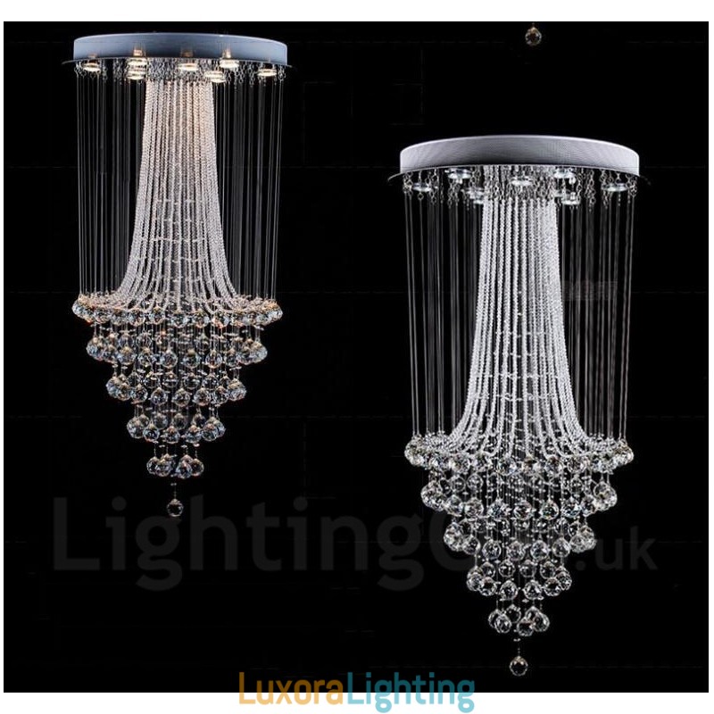 Designer Touch Decorative 9 Lights Modern Crystal Ceiling Pendant Light Indoor Chandelier Lighting Lamps Fixtures