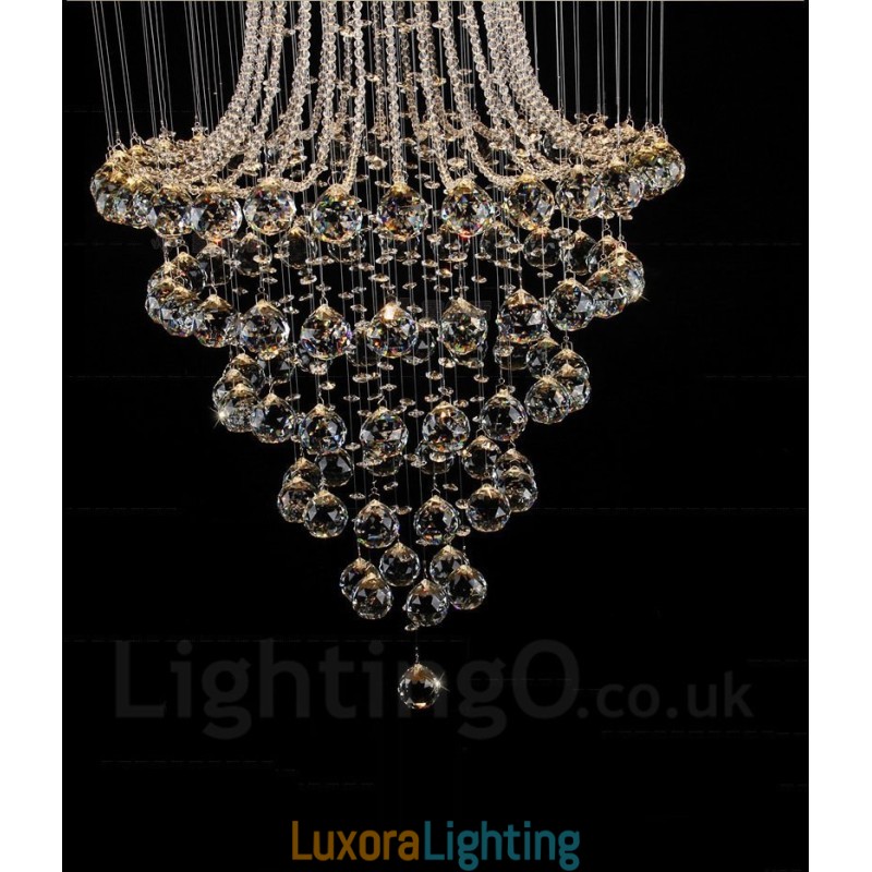 Designer Touch Decorative 9 Lights Modern Crystal Ceiling Pendant Light Indoor Chandelier Lighting Lamps Fixtures