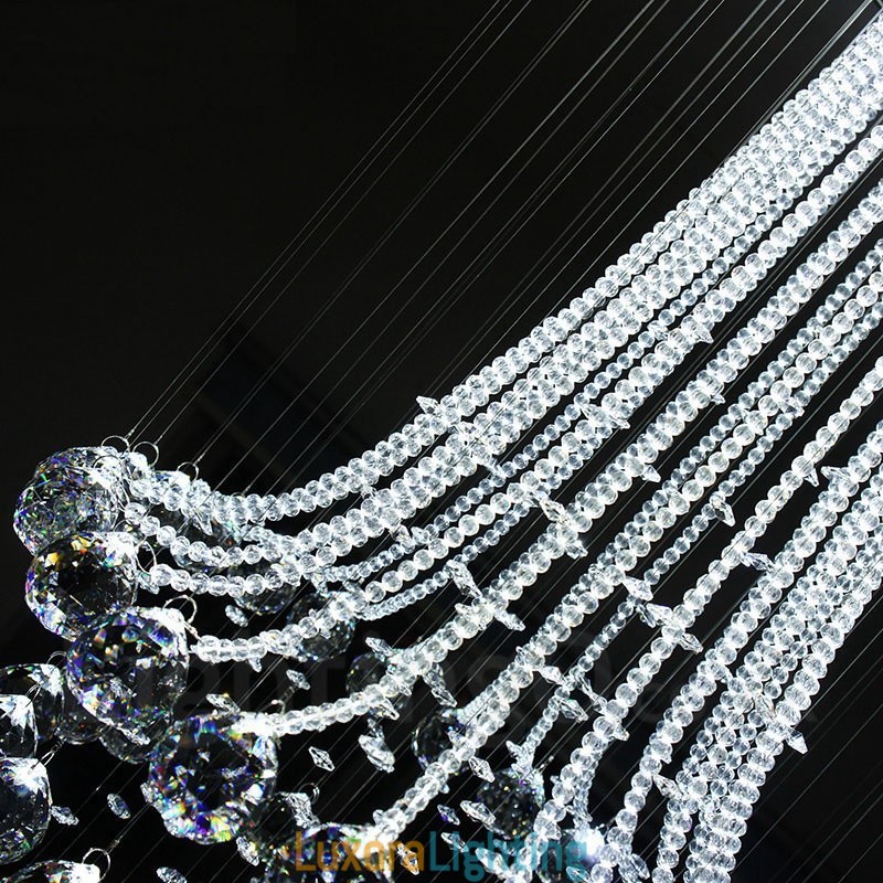 Designer Touch Decorative 9 Lights Modern Crystal Ceiling Pendant Light Indoor Chandelier Lighting Lamps Fixtures