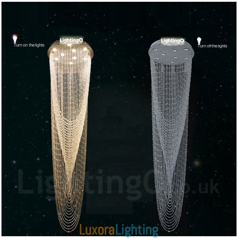 Designer Touch Decorative 9 Lights Modern Crystal Ceiling Pendant Light Indoor Chandelier Lighting Lamps Fixtures