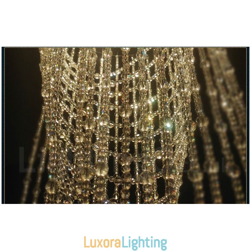 Designer Touch Decorative 9 Lights Modern Crystal Ceiling Pendant Light Indoor Chandelier Lighting Lamps Fixtures