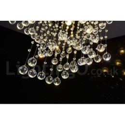 Designer Touch Decorative 4 Lights Modern Crystal Ceiling Pendant Light Indoor Chandelier Lighting Lamps Fixtures