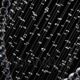 Designer Touch Decorative 4 Lights Modern Crystal Ceiling Pendant Light Indoor Chandelier Lighting Lamps Fixtures