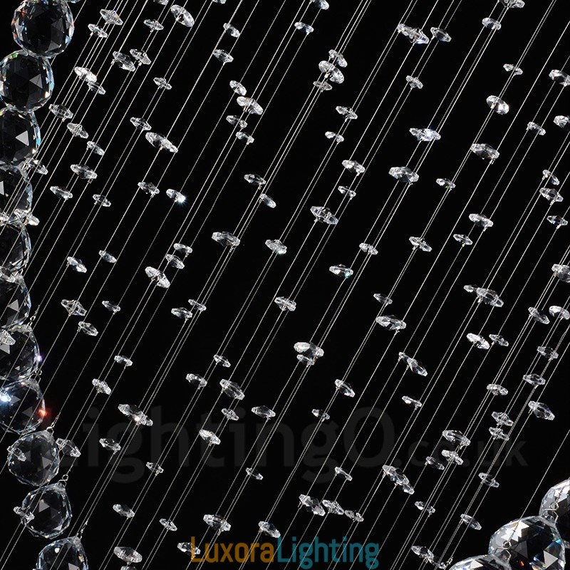 Designer Touch Decorative 4 Lights Modern Crystal Ceiling Pendant Light Indoor Chandelier Lighting Lamps Fixtures