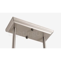 Designer Touch Decorative 3 Lights Modern Chrome Pendant Light Indoor Chandelier Home Hanging Lighting Lamps Fixtures with Glass Shades