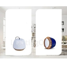 Designer Touch Decorative 1 Light Modern Contemporary Pendant Light with Black White Red Blue Shade