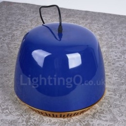 Designer Touch Decorative 1 Light Modern Contemporary Pendant Light with Black White Red Blue Shade