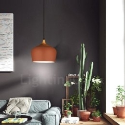 Designer Touch Decorative 1 Light Modern Contemporary Pendant Light Pendant Lamp with White Red Blue Shade