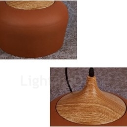 Designer Touch Decorative 1 Light Modern Contemporary Pendant Light Pendant Lamp with White Red Blue Shade