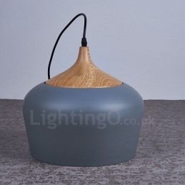 Designer Touch Decorative 1 Light Modern Contemporary Pendant Light Pendant Lamp with White Red Blue Shade