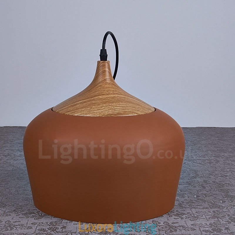 Designer Touch Decorative 1 Light Modern Contemporary Pendant Light Pendant Lamp with White Red Blue Shade