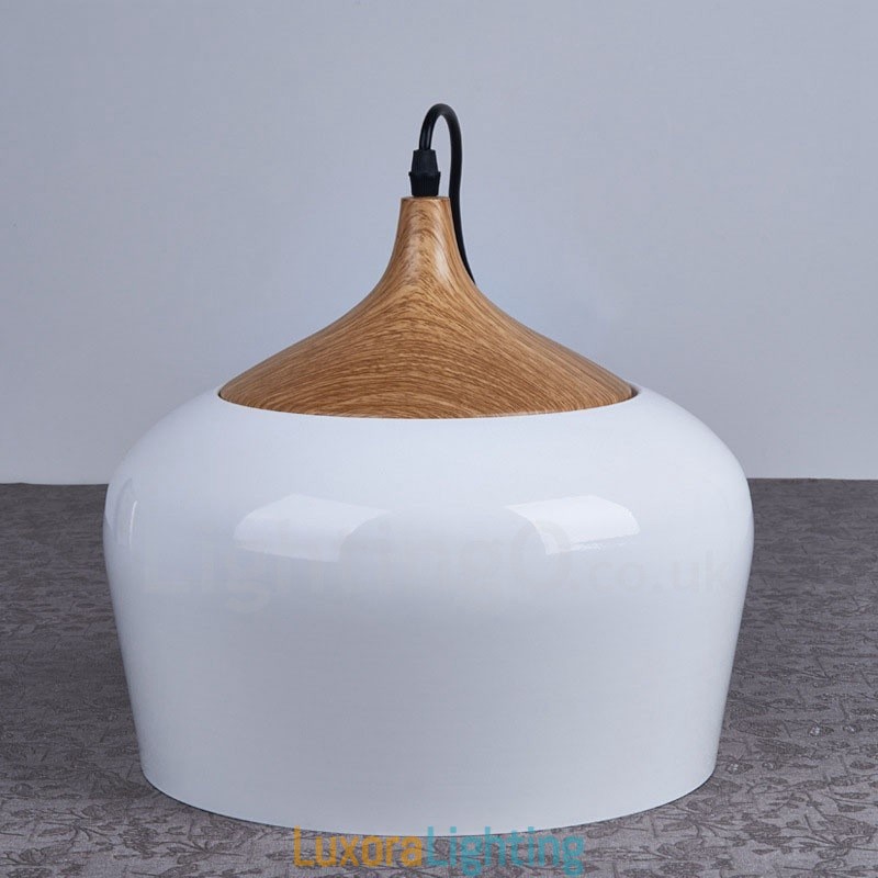 Designer Touch Decorative 1 Light Modern Contemporary Pendant Light Pendant Lamp with White Red Blue Shade