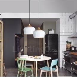 Designer Touch Decorative 1 Light Modern Contemporary Pendant Light Pendant Lamp with White Red Blue Shade