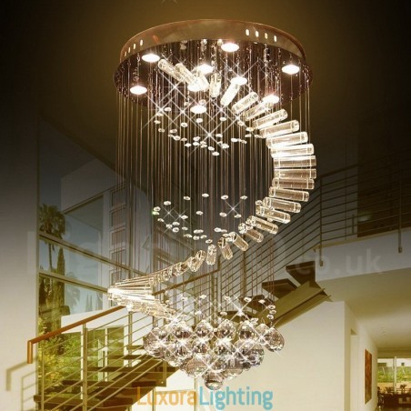 Designer Touch Decorative 9 Lights Modern K9 Crystal Ceiling Pendant Light Indoor Chandelier Lighting Lamps Fixtures