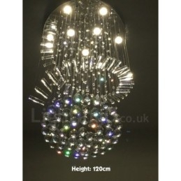 Designer Touch Decorative 9 Lights Modern K9 Crystal Ceiling Pendant Light Indoor Chandelier Lighting Lamps Fixtures