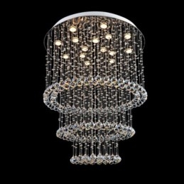 Designer Touch Decorative 15 Lights Modern K9 Crystal Ceiling Pendant Light Indoor Chandelier Lighting Lamps Fixtures