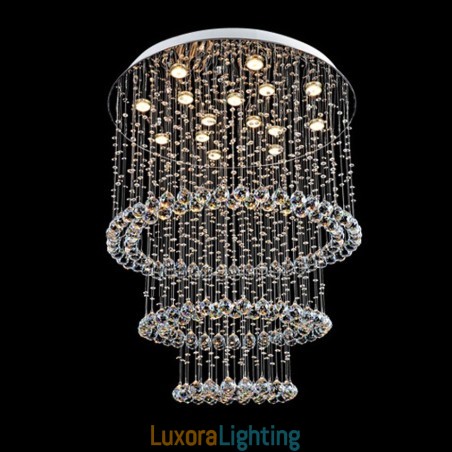 Designer Touch Decorative 15 Lights Modern K9 Crystal Ceiling Pendant Light Indoor Chandelier Lighting Lamps Fixtures