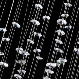 Designer Touch Decorative 15 Lights Modern K9 Crystal Ceiling Pendant Light Indoor Chandelier Lighting Lamps Fixtures