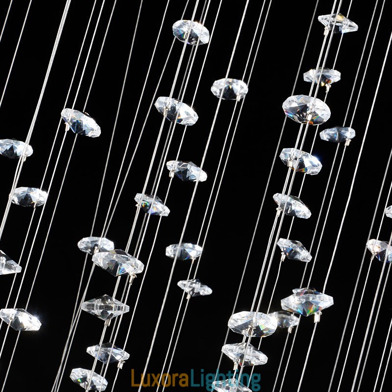 Designer Touch Decorative 15 Lights Modern K9 Crystal Ceiling Pendant Light Indoor Chandelier Lighting Lamps Fixtures