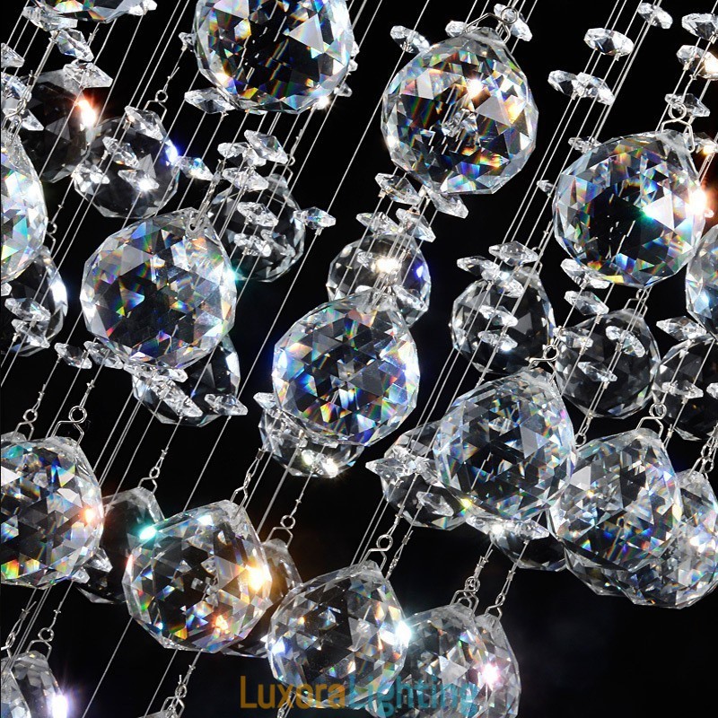 Designer Touch Decorative 15 Lights Modern K9 Crystal Ceiling Pendant Light Indoor Chandelier Lighting Lamps Fixtures