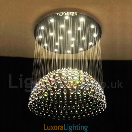 Designer Touch Decorative 21 Lights Modern K9 Crystal Ceiling Pendant Light Indoor Chandelier Lighting Lamps Fixtures