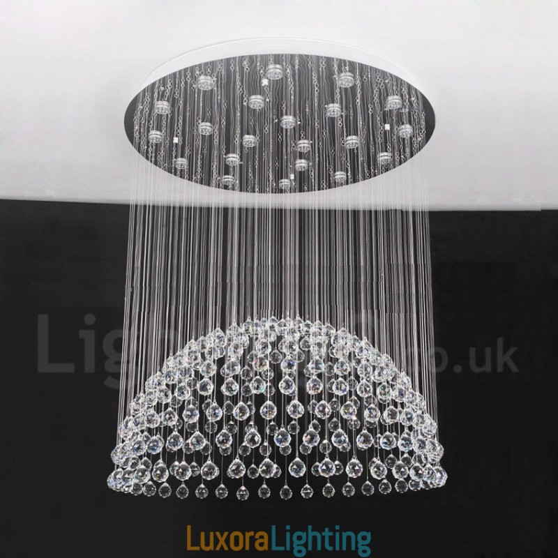 Designer Touch Decorative 21 Lights Modern K9 Crystal Ceiling Pendant Light Indoor Chandelier Lighting Lamps Fixtures