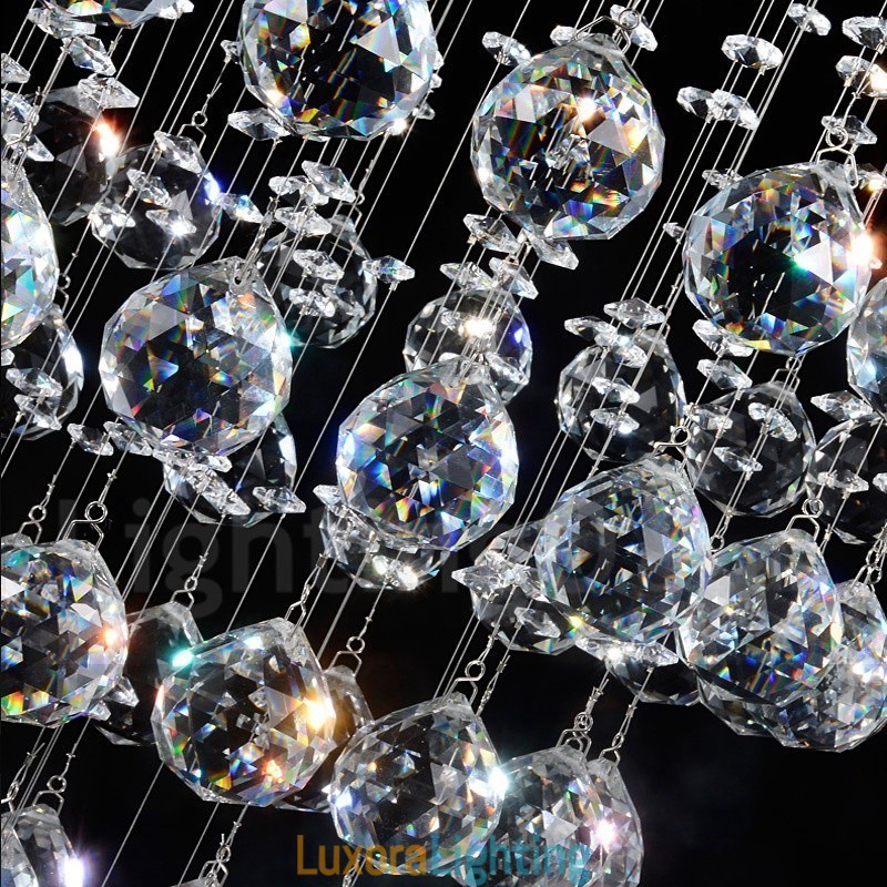 Designer Touch Decorative 21 Lights Modern K9 Crystal Ceiling Pendant Light Indoor Chandelier Lighting Lamps Fixtures