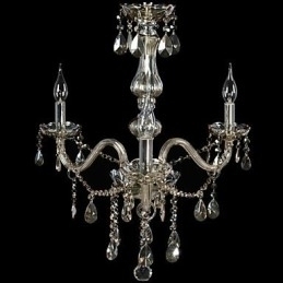 Designer Touch Decorative 3 Lights Luxury Crystal Chandelier Cognac Color K9 Crystal Chandelier