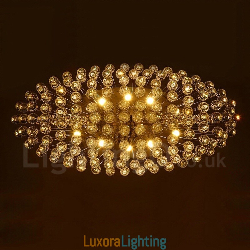 Designer Touch Decorative 10 Lights Modern K9 Crystal Ceiling Pendant Light Indoor Chandelier Lighting Lamps Fixtures