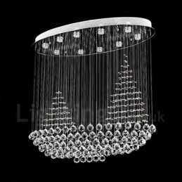 Designer Touch Decorative 10 Lights Modern K9 Crystal Ceiling Pendant Light Indoor Chandelier Lighting Lamps Fixtures