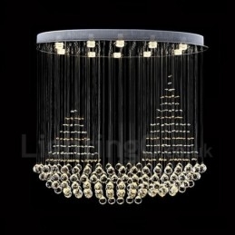 Designer Touch Decorative 10 Lights Modern K9 Crystal Ceiling Pendant Light Indoor Chandelier Lighting Lamps Fixtures