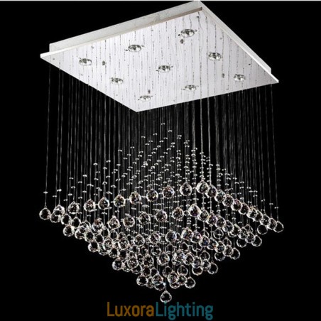 Designer Touch Decorative 9 Lights Modern K9 Crystal Ceiling Pendant Light Indoor Chandelier Lighting Lamps Fixtures