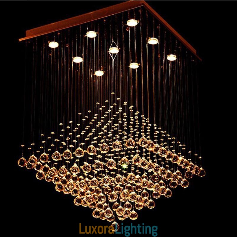 Designer Touch Decorative 9 Lights Modern K9 Crystal Ceiling Pendant Light Indoor Chandelier Lighting Lamps Fixtures