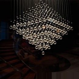 Designer Touch Decorative 9 Lights Modern K9 Crystal Ceiling Pendant Light Indoor Chandelier Lighting Lamps Fixtures