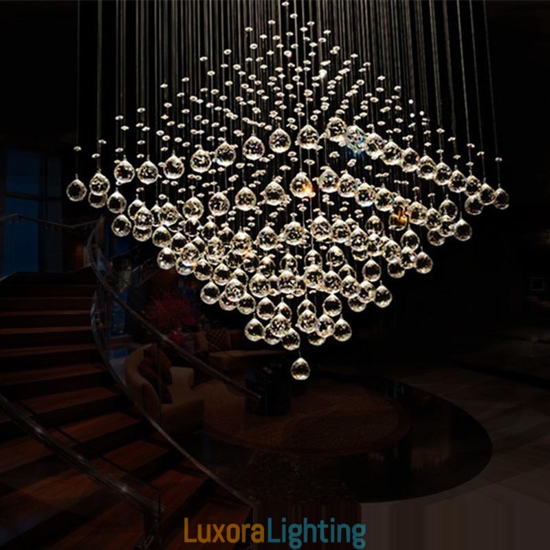 Designer Touch Decorative 9 Lights Modern K9 Crystal Ceiling Pendant Light Indoor Chandelier Lighting Lamps Fixtures