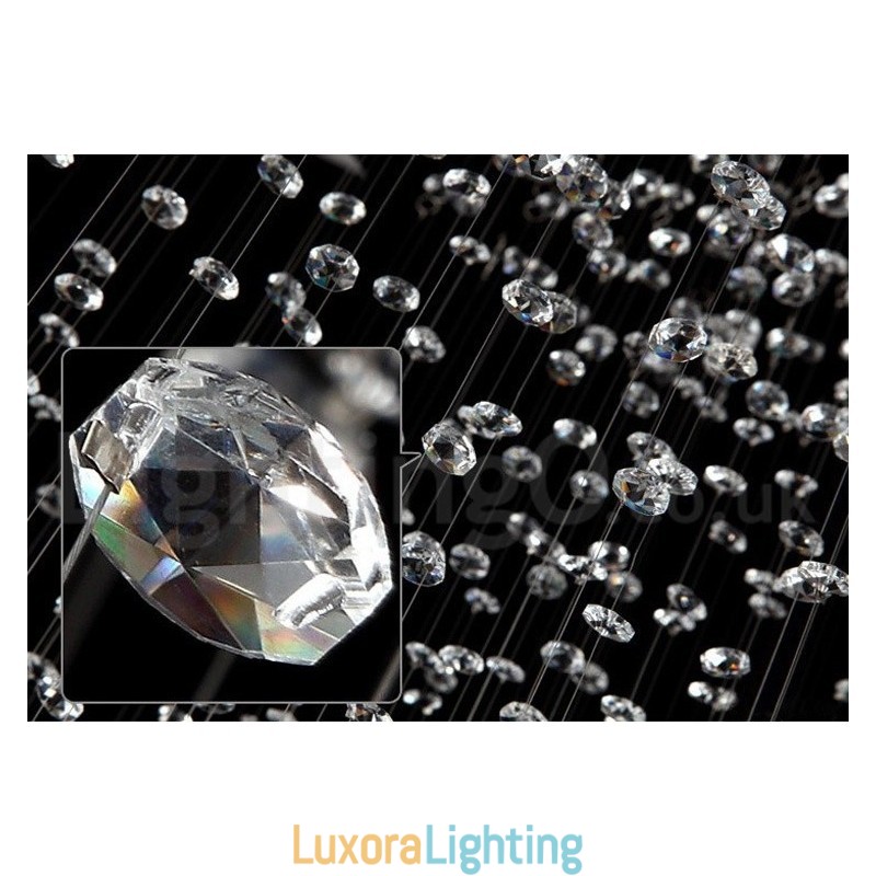 Designer Touch Decorative 5 Lights Modern K9 Crystal Ceiling Pendant Light Indoor Chandelier Lighting Lamps Fixtures