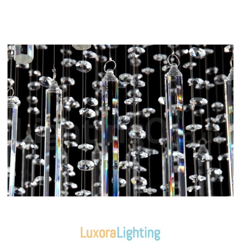 Designer Touch Decorative 5 Lights Modern K9 Crystal Ceiling Pendant Light Indoor Chandelier Lighting Lamps Fixtures