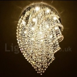 Designer Touch Decorative 15 Lights Modern K9 Crystal Ceiling Pendant Light Indoor Chandelier Lighting Lamps Fixtures