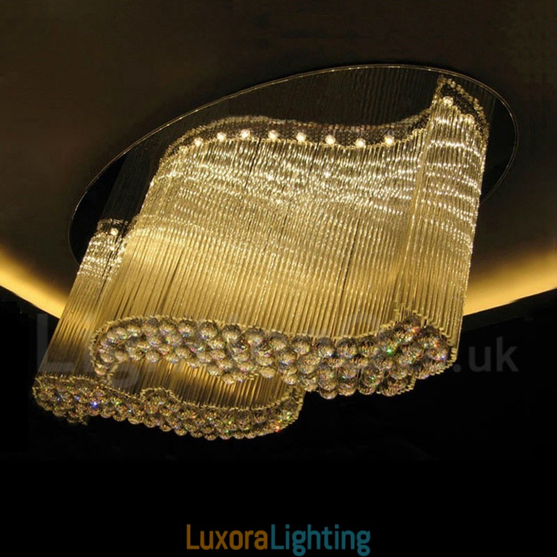 Designer Touch Decorative Modern K9 Crystal Ceiling Pendant Light Indoor Chandelier Lighting Lamps Fixtures