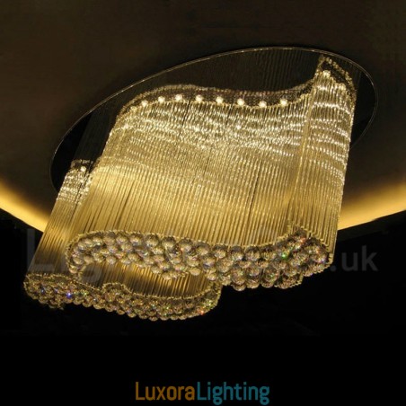 Designer Touch Decorative Modern K9 Crystal Ceiling Pendant Light Indoor Chandelier Lighting Lamps Fixtures