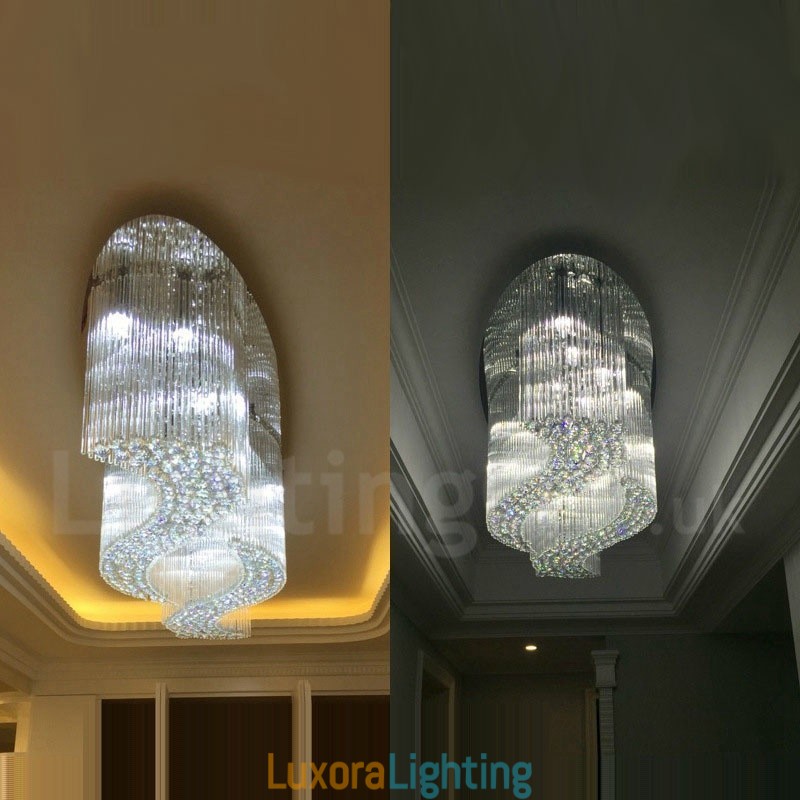 Designer Touch Decorative Modern K9 Crystal Ceiling Pendant Light Indoor Chandelier Lighting Lamps Fixtures