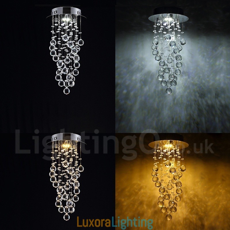 Designer Touch Decorative 1 Light Modern K9 Crystal Ceiling Pendant Light Indoor Chandelier Lighting Lamps Fixtures