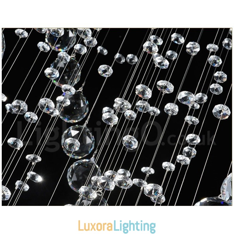 Designer Touch Decorative 1 Light Modern K9 Crystal Ceiling Pendant Light Indoor Chandelier Lighting Lamps Fixtures
