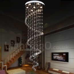 Designer Touch Decorative 7 Lights Modern K9 Crystal Ceiling Pendant Light Indoor Chandelier Lighting Lamps Fixtures