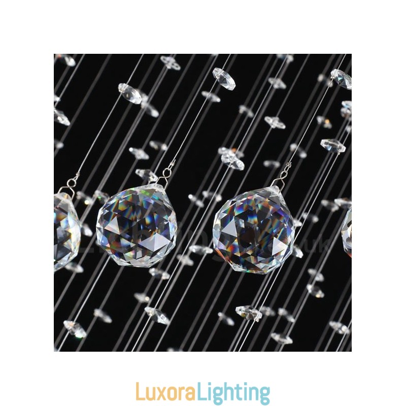 Designer Touch Decorative 7 Lights Modern K9 Crystal Ceiling Pendant Light Indoor Chandelier Lighting Lamps Fixtures