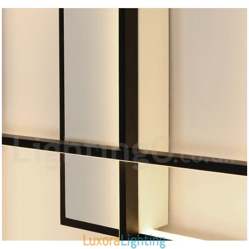 Designer Touch Decorative Modern Comtemporary Alumilium Painting Ceiling Light Flush Mount Wall Light with Remoter Dimmer