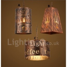 Designer Touch Decorative 1 Light Retro Vintage Pendant Light Cafe House Pendant Lamp