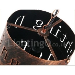 Designer Touch Decorative 1 Light Retro Vintage Pendant Light Cafe House Pendant Lamp