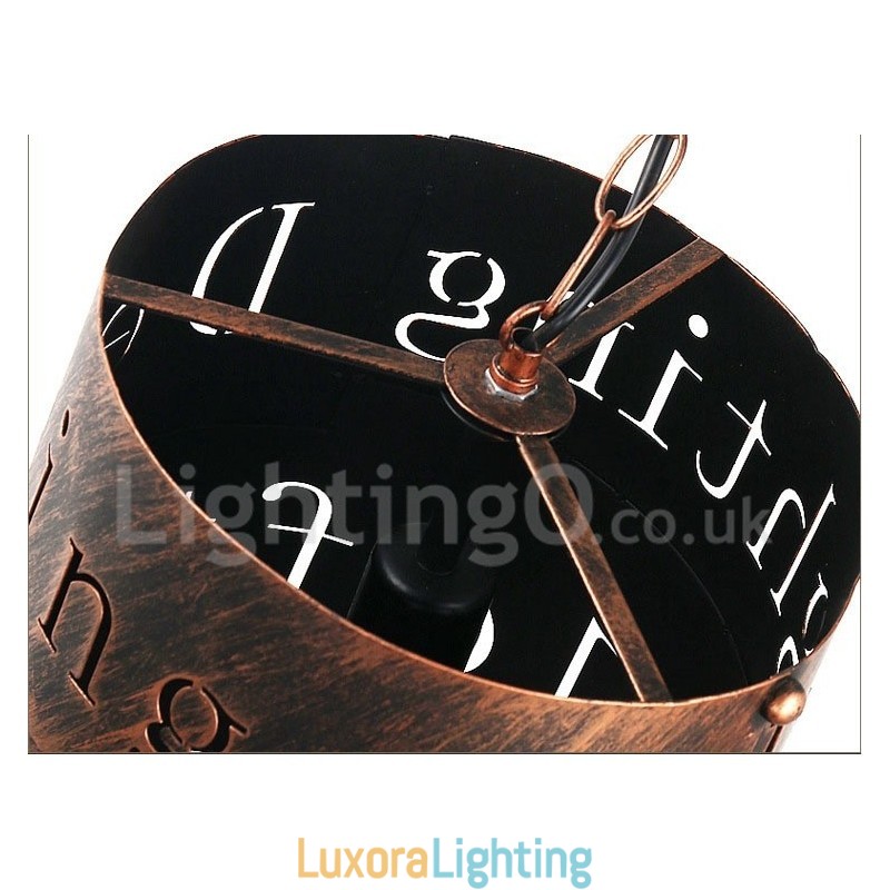 Designer Touch Decorative 1 Light Retro Vintage Pendant Light Cafe House Pendant Lamp