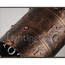 Designer Touch Decorative 1 Light Retro Vintage Pendant Light Cafe House Pendant Lamp